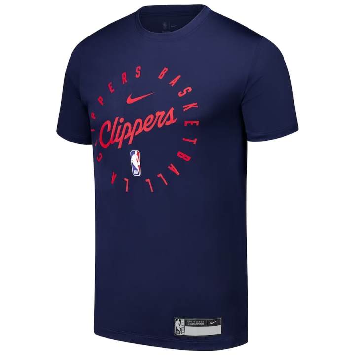 Nike Nike x NBA Los Angeles Clippers Dri Fit T Shirt Unisex Marine Blue