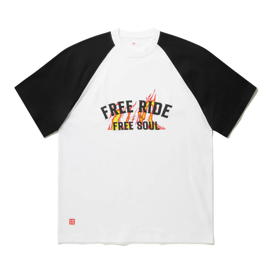 Li-Ning Li Ning T Shirt Unisex White Black