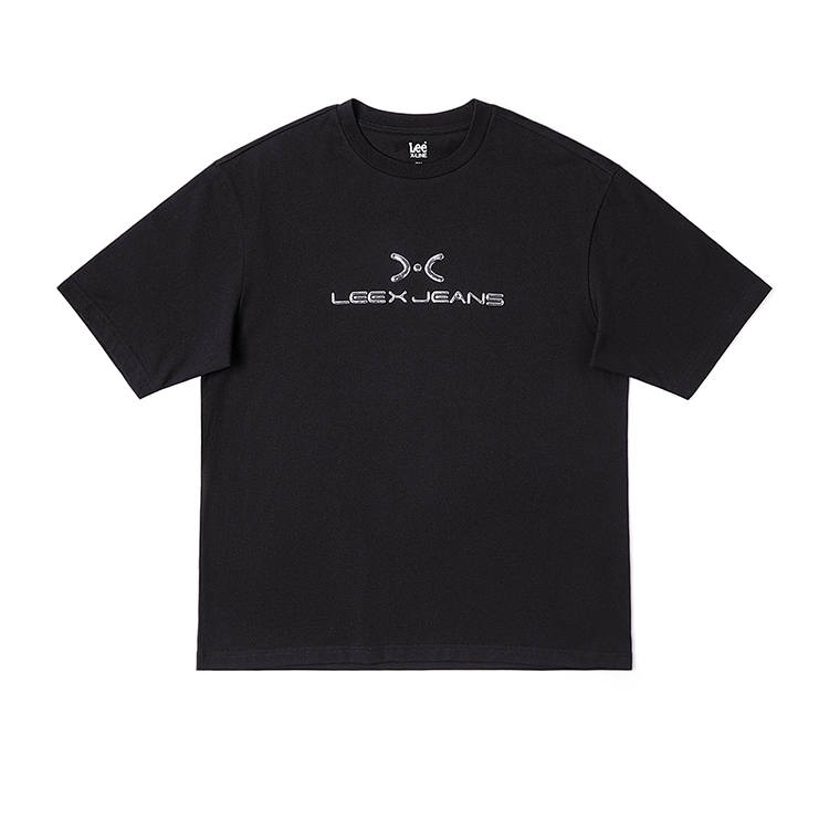 Lee Lee T Shirts Unisex Black Crew Neck Moderate