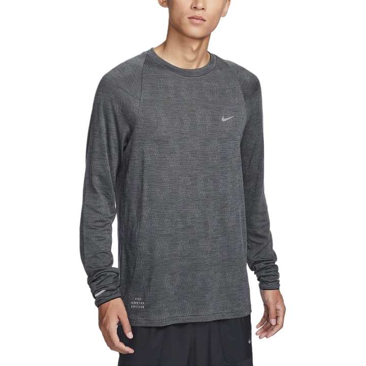 Nike Nike THERMA FIT ADV Running Division T Shirt Men's Black/Iron Gray