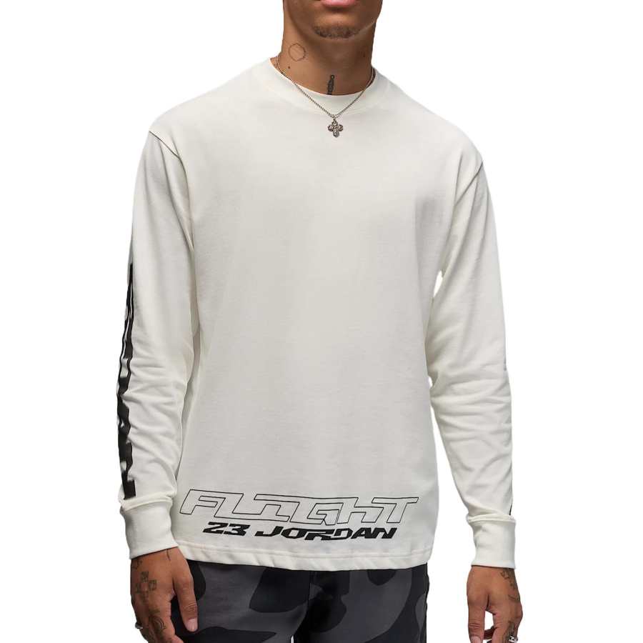 Jordan Jordan MVP T Shirts Men's White Crew Neck Moderate Straight Fit