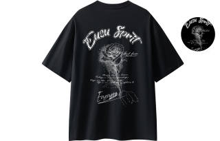 EUSU Drop Shoulder Sleeve T-Shirt Unisex