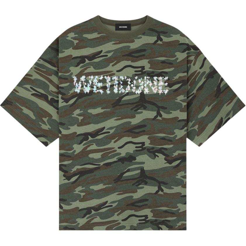WE11DONE WE11DONE FW24 T Shirt Unisex Camouflage