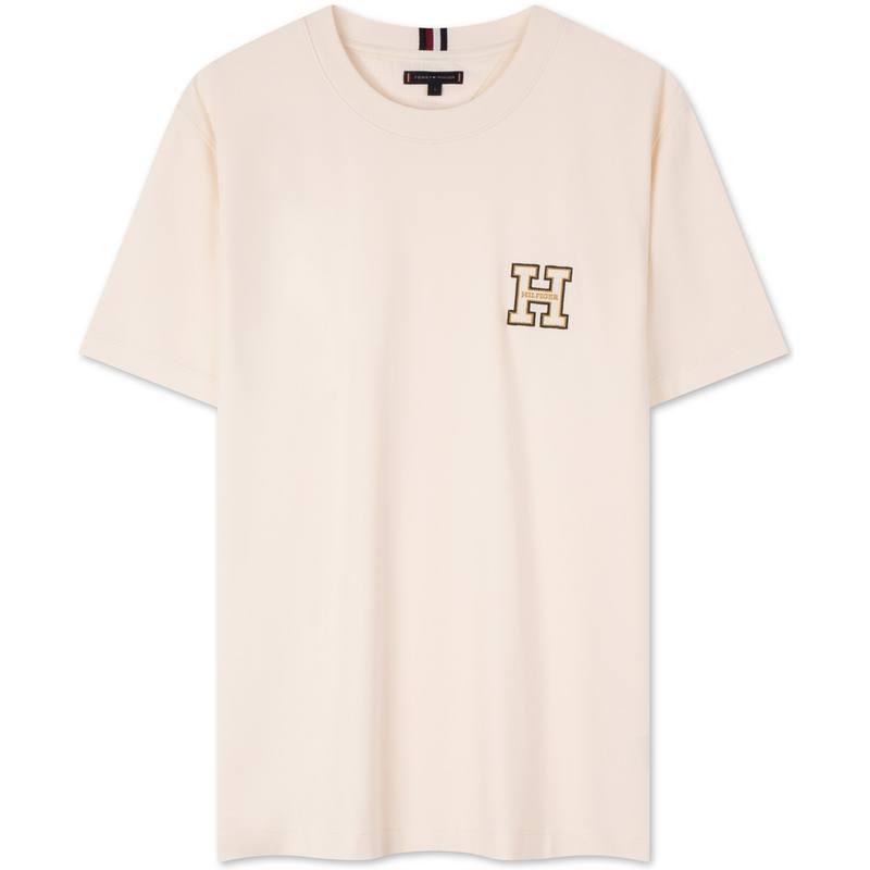 Tommy Hilfiger New Year T Shirts Men's Crew Neck Moderate