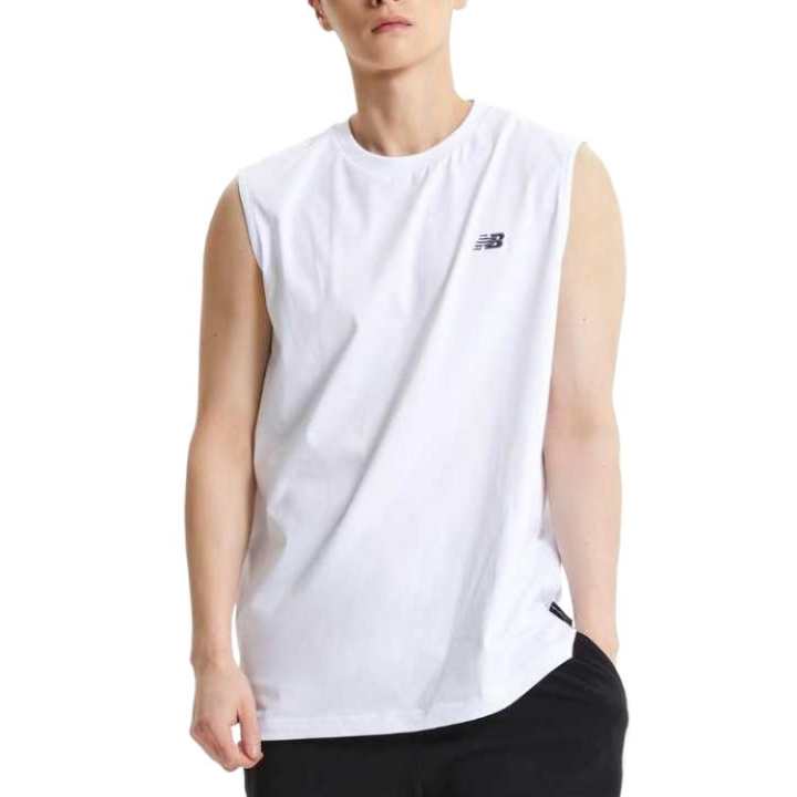 New Balance New Balance UNI EssentialSmall Logo Tank Top Unisex White