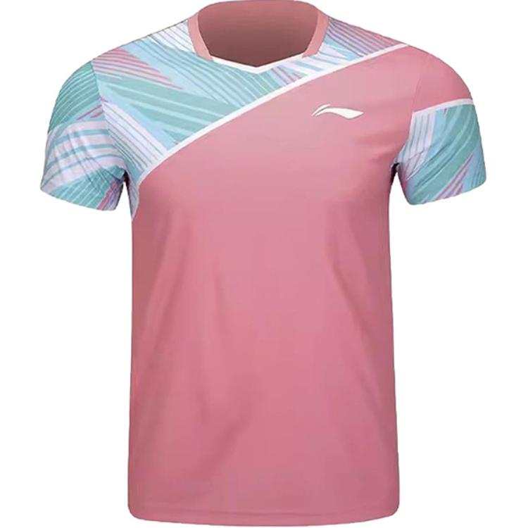 Li-Ning Li Ning T Shirt Unisex Geranium Pink