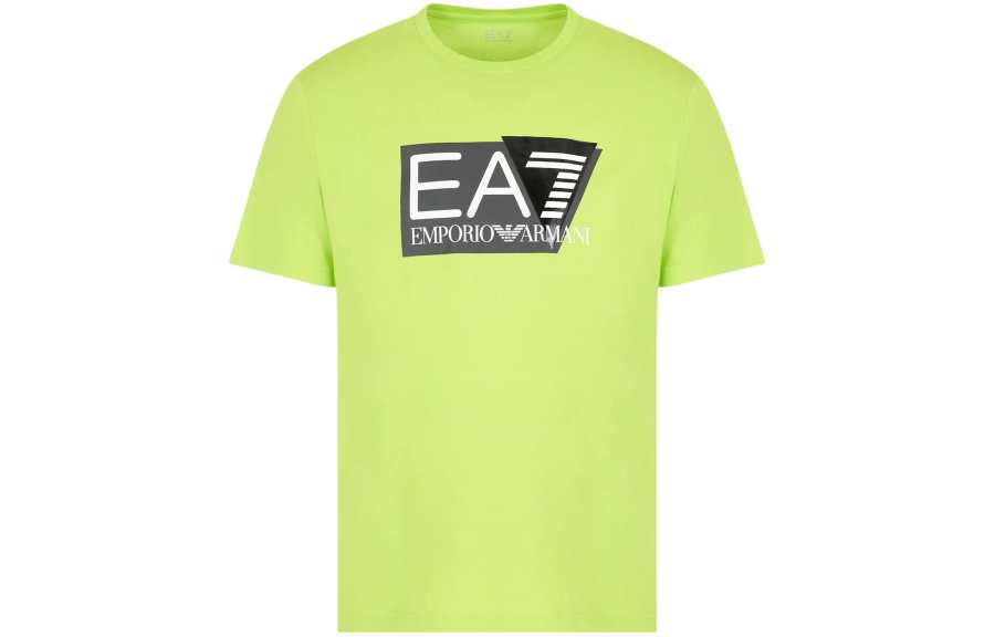 EMPORIO ARMANI EA7 SS24 T Shirt Men's Grass Green