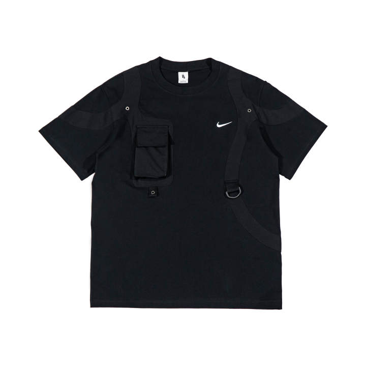 Nike Nike T Shirts Unisex Black Crew Neck Moderate Straight Fit