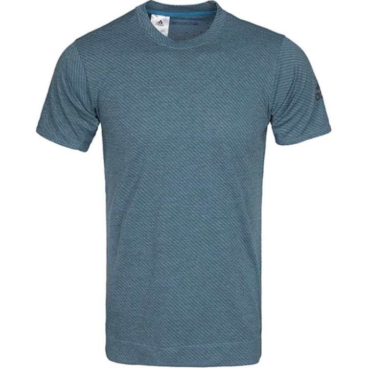 Adidas Adidas T Shirts Men's Blue Crew Neck Moderate