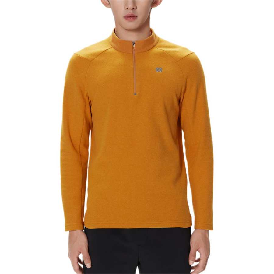 KOLON SPORT T Shirts Men's Stand Collar Moderate