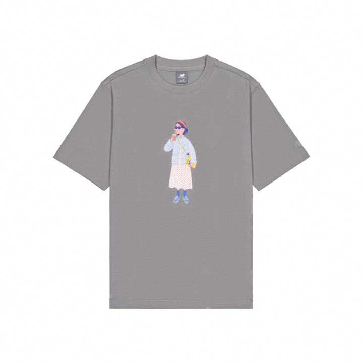 New Balance New Balance T Shirt Unisex Gray