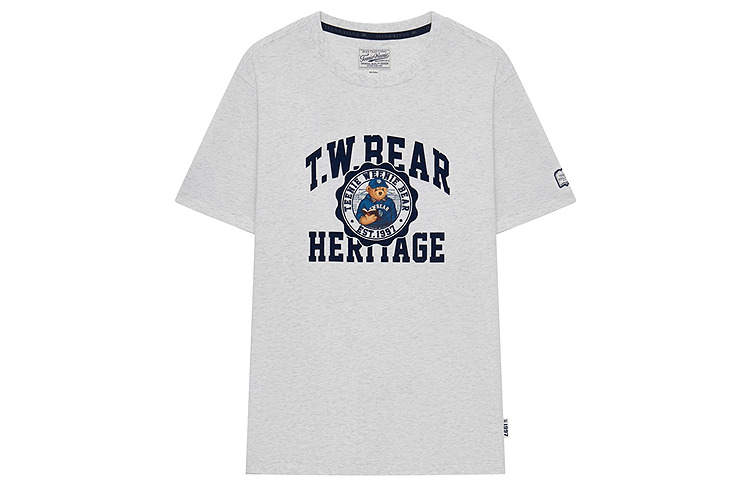 Teenie Weenie Men T Shirt Unisex Light Gray