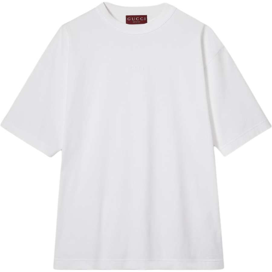 GUCCI T Shirts Men's White Crew Neck Moderate