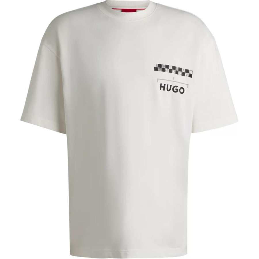 HUGO BOSS Racing Printed Jersey T Shirt