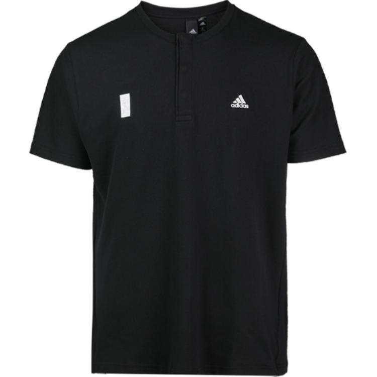 Adidas Adidas T Shirts Men's Black Crew Neck Moderate