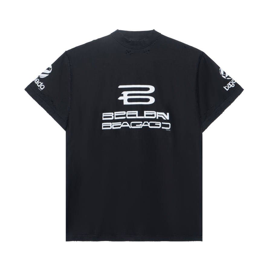 Balenciaga T Shirt Loose Fit Men's Black