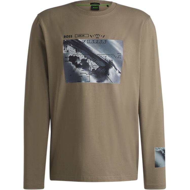 HUGO BOSS SS25 T Shirt Men's Palm Green