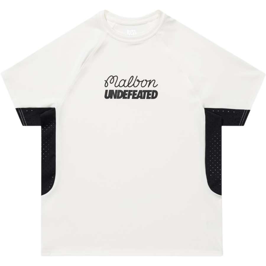 UNDEFEATED X MALBON GOLF T Shirts Unisex White Crew Neck