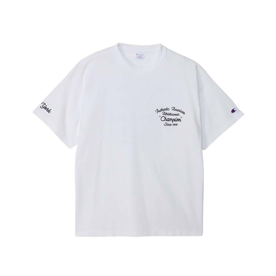 Champion T Shirts Unisex Crew Neck Moderate Straight Fit