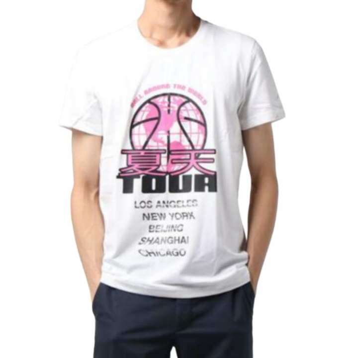 Adidas Adidas T Shirts Men's White Crew Neck Moderate