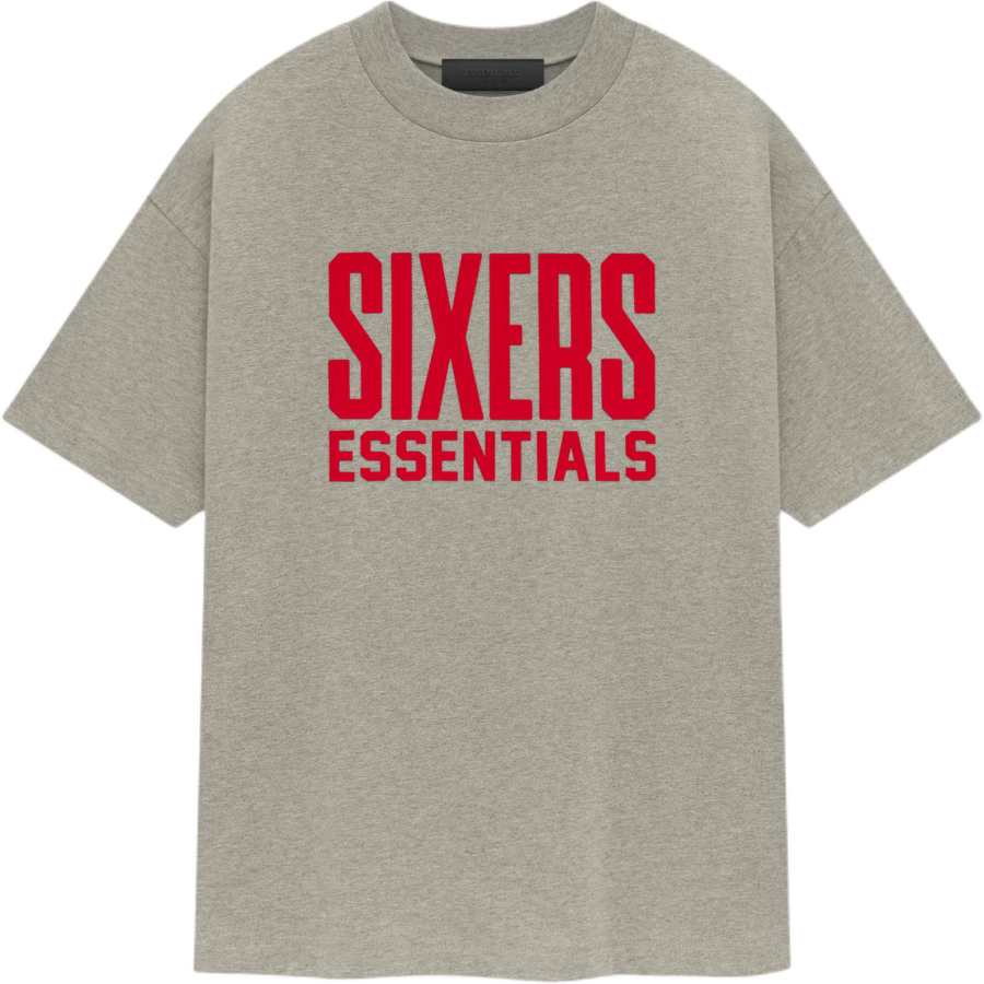Fear Of God Essentials NBA T Shirt Unisex Warm Gray