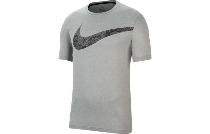 Nike Nike T Shirts Men's Gray Crew Neck Moderate