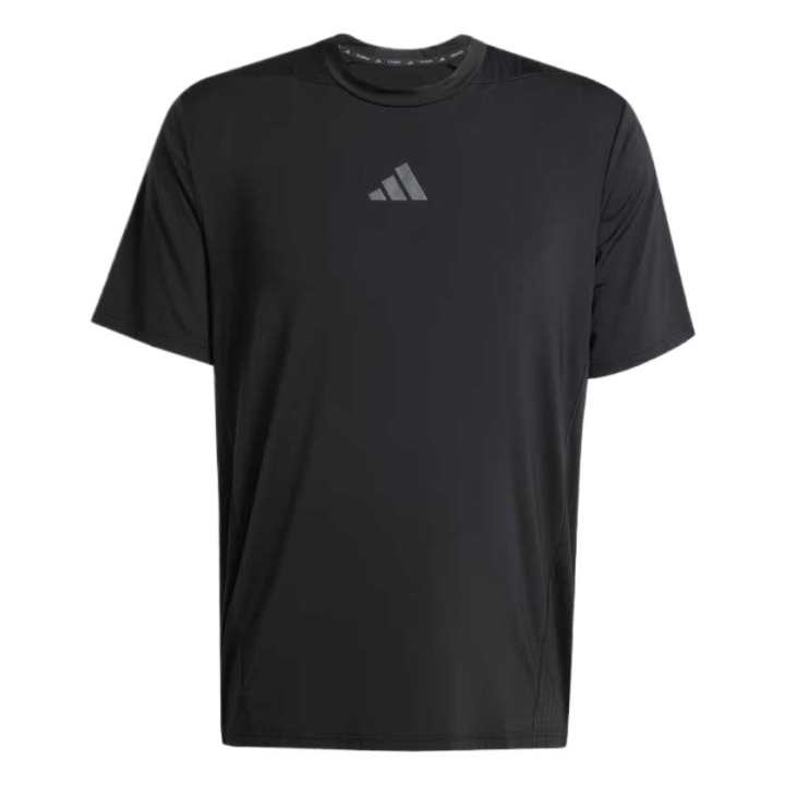 Adidas Adidas T Shirts Men's Black Crew Neck Thin Straight Fit