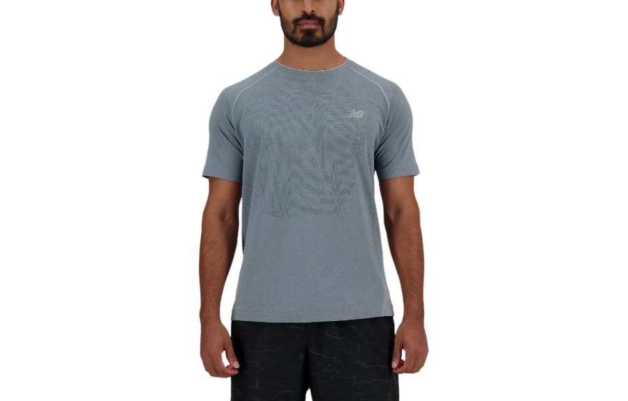 New Balance New Balance Raglan Sleeve T-Shirt Men's Gray