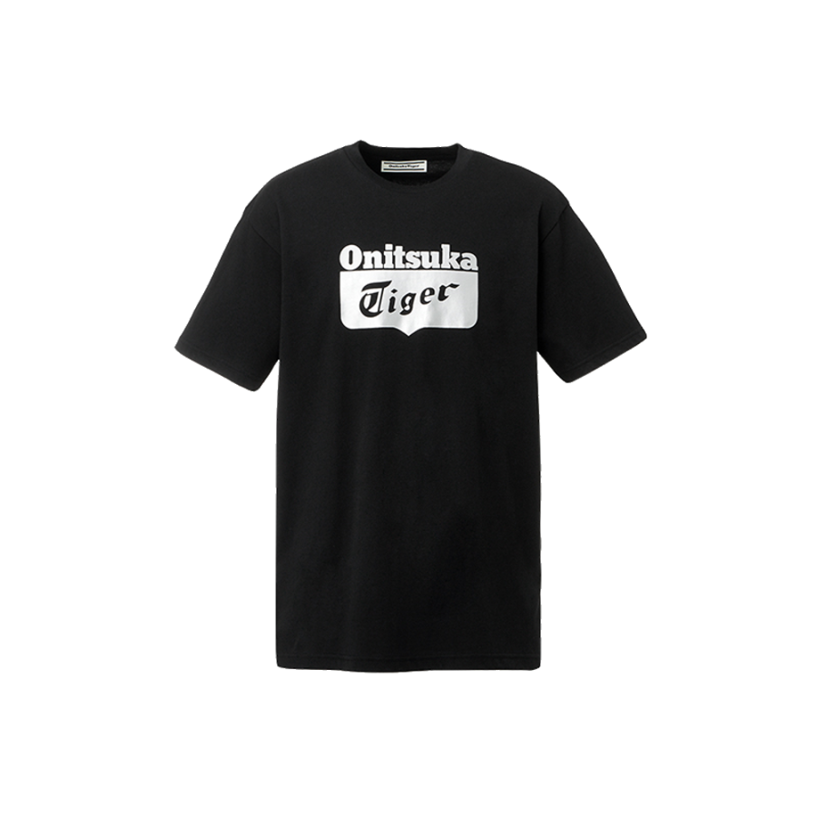 Onitsuka Tiger T Shirt Unisex Black/Silver
