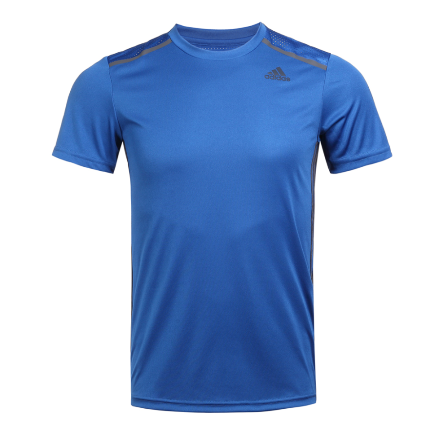 Adidas Adidas T Shirts Men's Blue Crew Neck Moderate