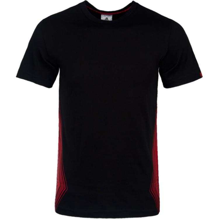 Adidas Adidas T Shirts Men's Black Crew Neck Moderate