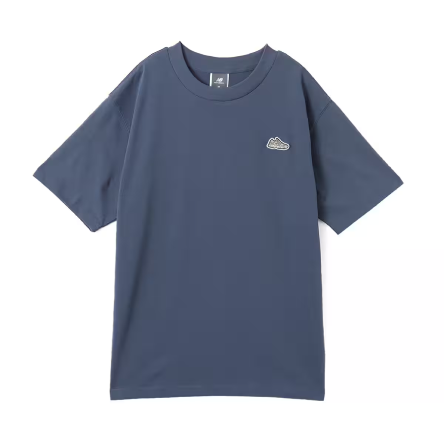 New Balance New Balance NB Athletics SS25 9060 Grey Day T Shirt Men's Vintage Indigo