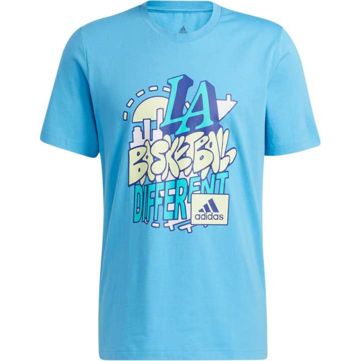 Adidas Adidas Hoops T Shirt Men's Blue