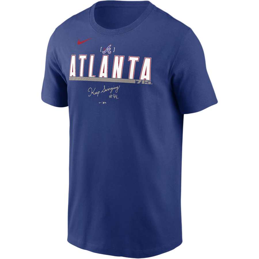 Nike Nike T Shirt Atlanta Braves Men's Royal Blue