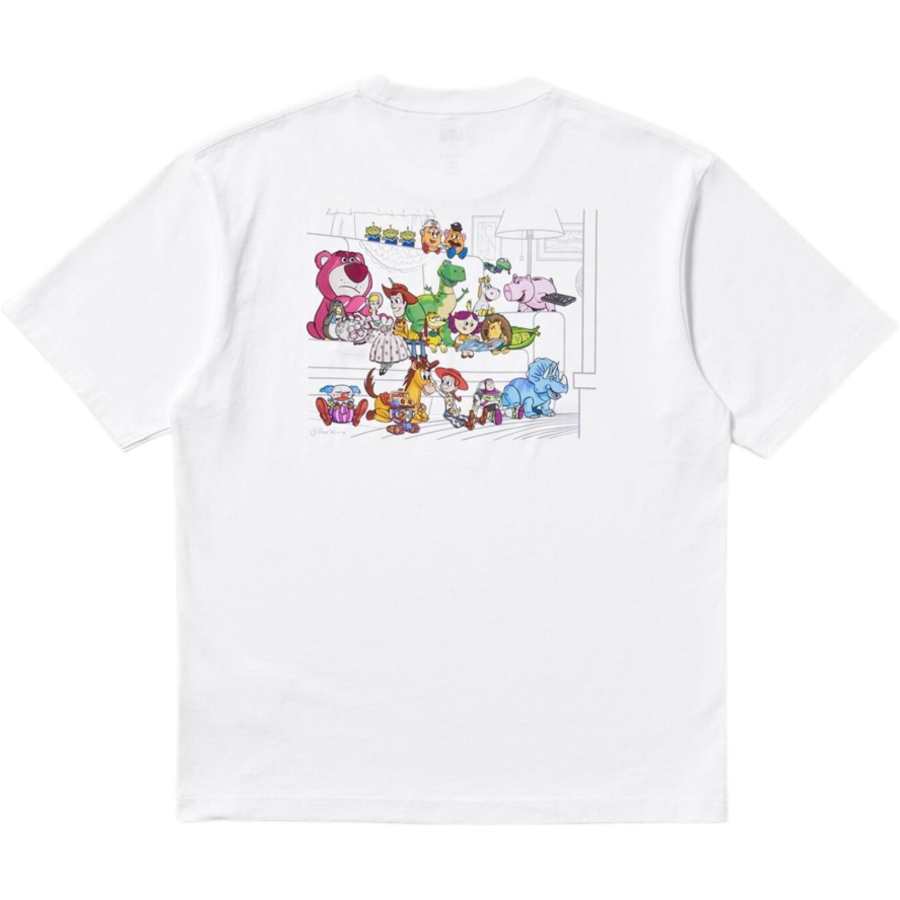 UNIQLO x PIKESI,LIANMINGKUAN SS25 T Shirt Unisex White