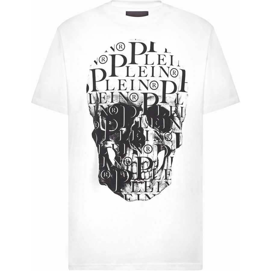Philipp Plein skull-print cotton T-shirt
