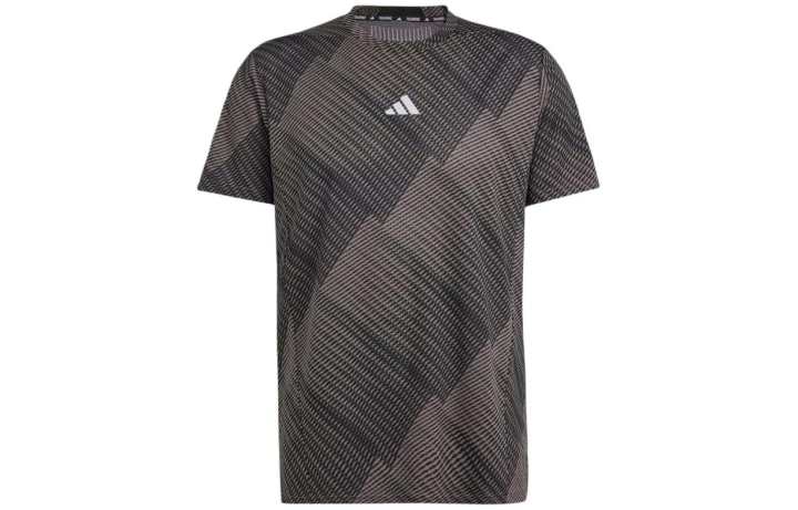 Adidas Adidas T Shirts Men's Gray Crew Neck Moderate