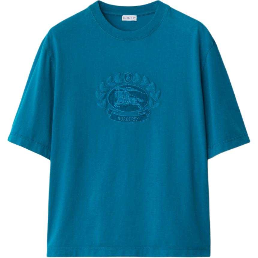 Burberry Oak Leaf Crest embroidered cotton T-shirt