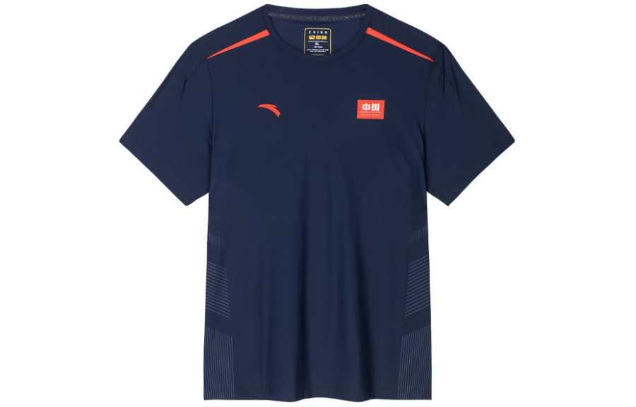 Anta Variety Training Collection Regular T Shirt Men's Midnight Blue