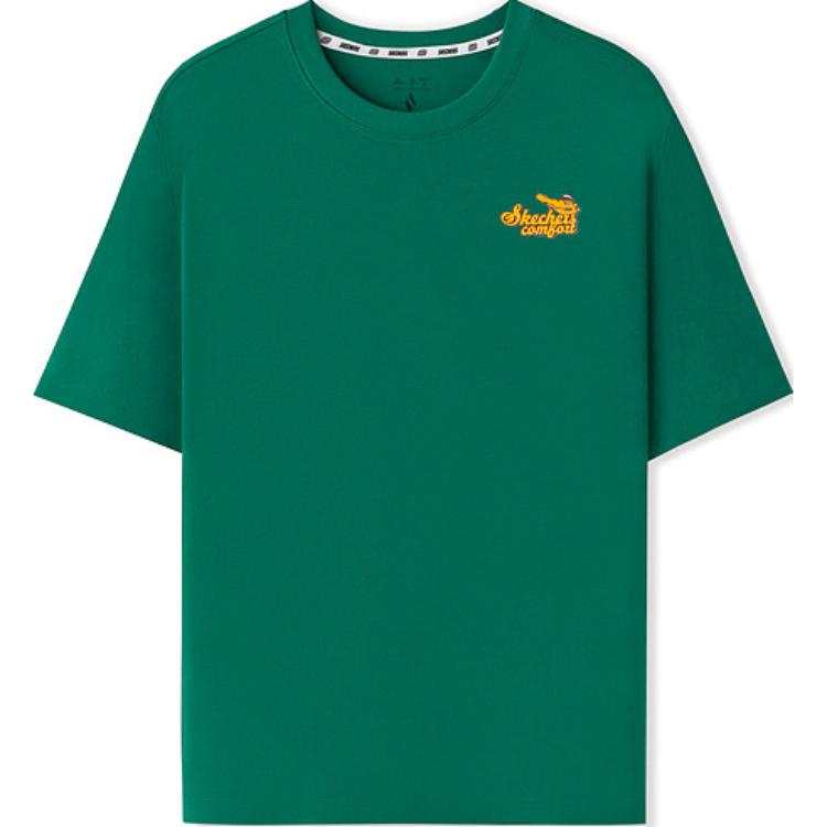 Skechers T Shirt Unisex Bear Grass Green