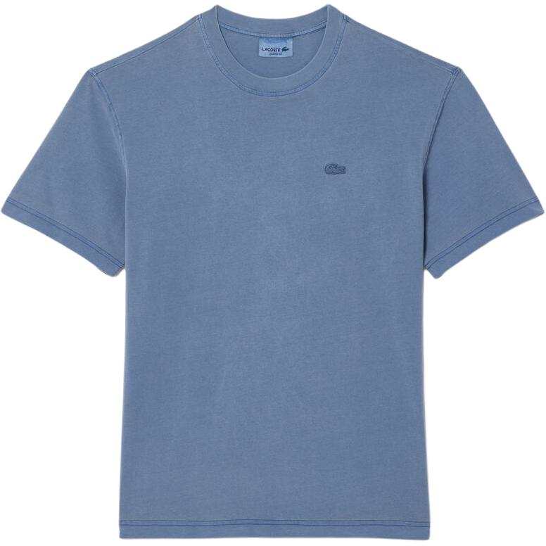LACOSTE LACOSTE T Shirts Men's Blue Crew Neck Moderate