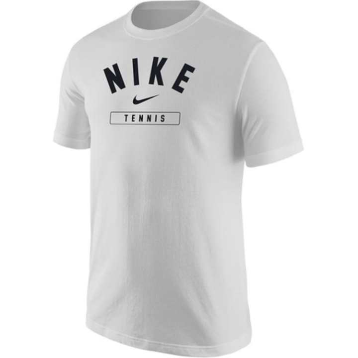 Nike Nike T Shirts Men's White Crew Neck Moderate Straight Fit