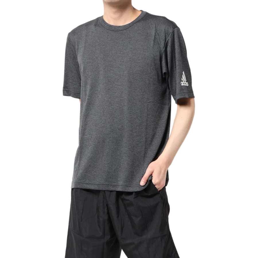 Adidas Adidas T Shirts Men's Black Crew Neck Moderate