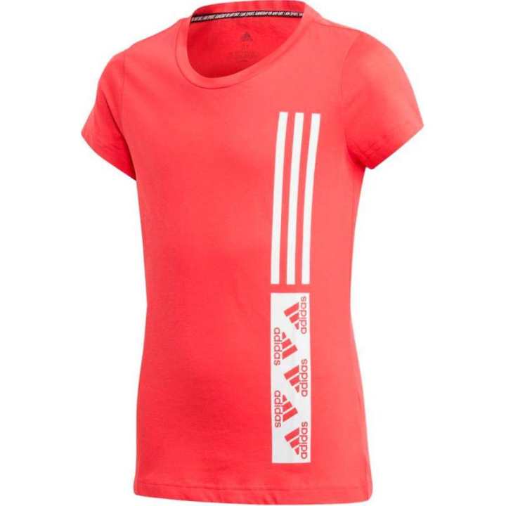 Adidas Adidas JG DMH T Shirt Unisex Core Pink/White