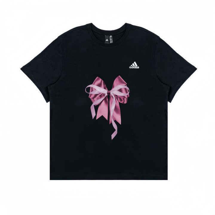 Adidas Adidas T Shirts Unisex Black Crew Neck Moderate Straight Fit