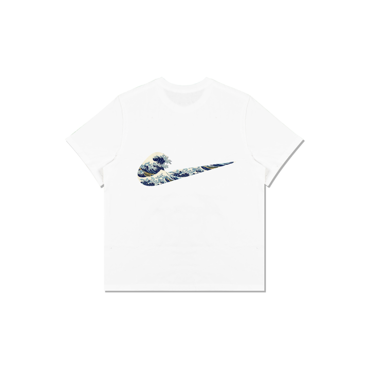Nike Nike T Shirts Men's White Crew Neck Moderate Straight Fit