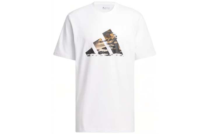 Adidas Adidas Blue Summer Logo Graphic Tee