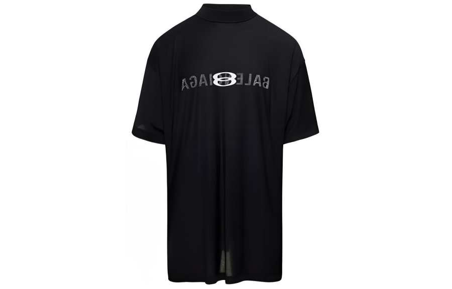 Balenciaga T Shirt Loose Fit Men's Black