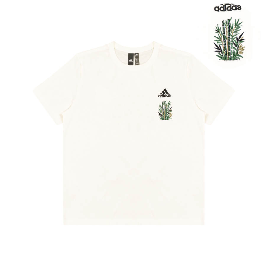 Adidas Adidas T Shirts Unisex White Crew Neck Moderate Straight Fit
