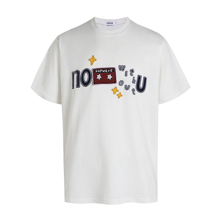 POPWAVE POPWAVE T Shirts Unisex Crew Neck Moderate Straight Fit